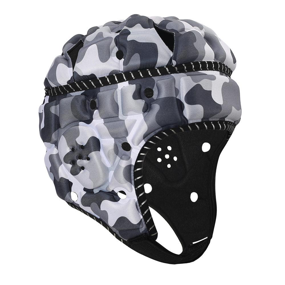 Lightweight Sports Soft Rugby Headgear Helmet EVA Multi-Vent 360° Airflow Anti-Impact Triple Protection Multi-Color