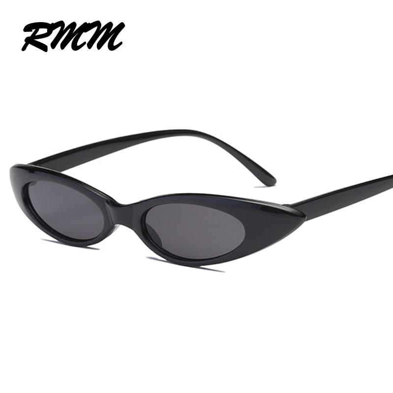 European Unisex retro small elliptical Sunglasses small frame Cat Eye Sunglasses men and women's glasses