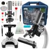 [PACZB] Educational microscope for children, suitcase, magnification 300x-1200x, set of 28 pieces, Z3309