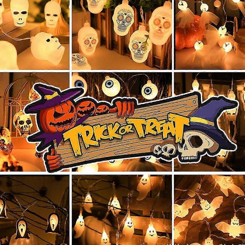 Halloween String Lights, Halloween Decoration Scary Halloween For Party, Yard, Garden Decorations-ghost eye-3 meters 20 lights