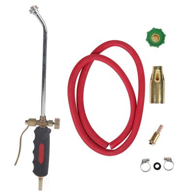 Gas Torch Comfortable Handle Thicken Liquefied Gas Coal Gas Double Open Iron Brass Plating