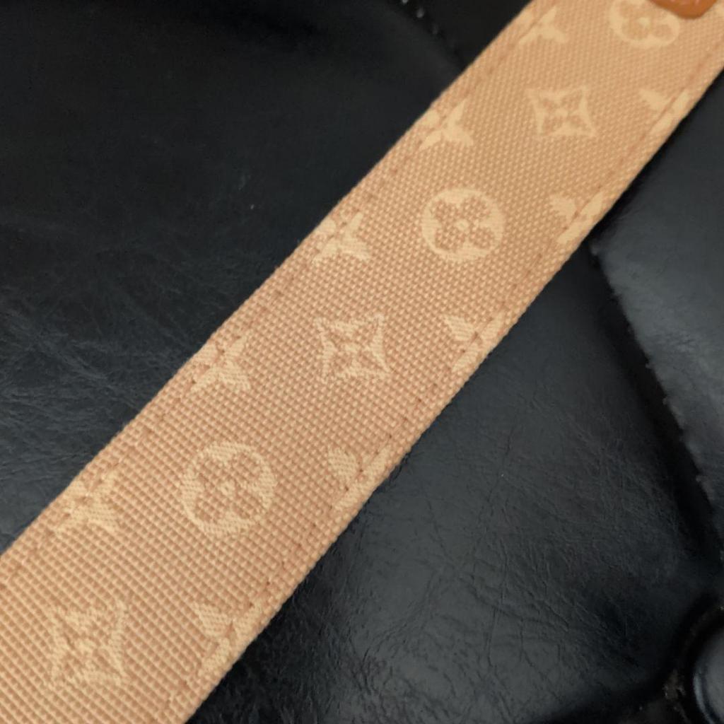 Used Rare Louis Vuitton Belt Mini Monogram Canvas Leather