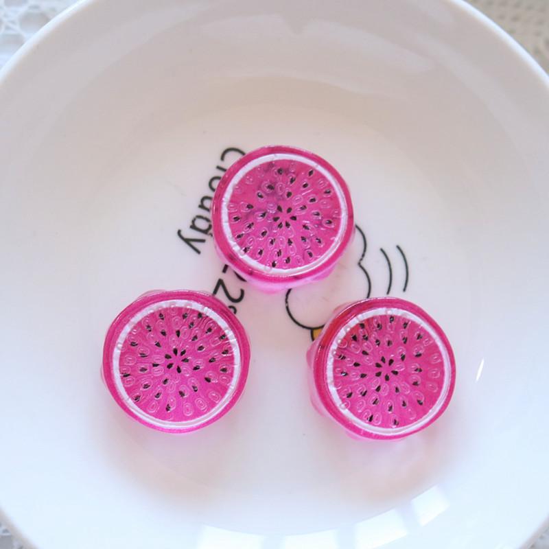 10Pcs Mini Kawaii Cute Watermelon Fruit Flat Back Cabochons Scrapbook Diy Party Hairpin Accessories Home Decoration Craft