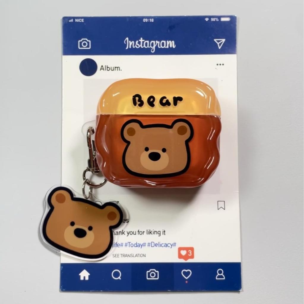 ins wind cartoon cute animal for AirPods 1 /1 earphone protective case 1pro second and third generation new female