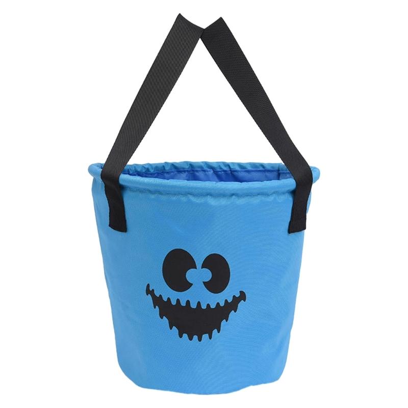 

LED Light Halloween Trick Treat Bucket Pumpkin Candy Bags Halloween Baskets for Thanksgiving Party Gift Glowing Basket 1