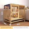 Medium Indoor Dog Cage with Toilet for Golden Retriever, Samoyed, Border Collie, Labrador - Thickened Pet House Fence