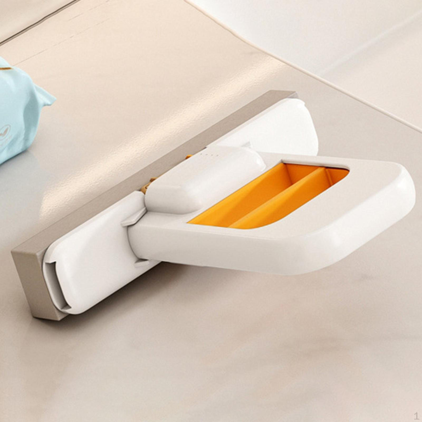 

Самоочищающаяся мини ручная швабра Сильное впитывание для плитки в ванной комнате, стекла Легкая White Orange