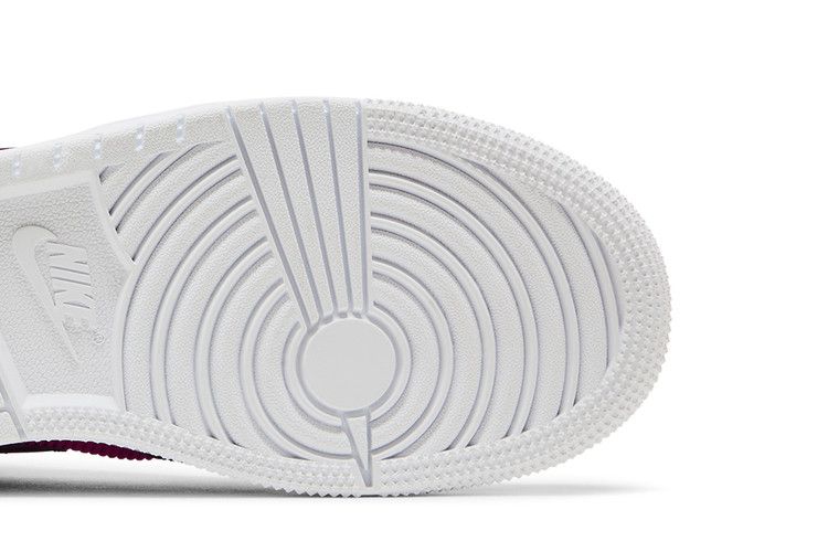 Jordan 1 Mid Fire Pink Barely Grape (GS)