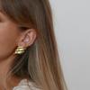 Chic Geometric Earrings Chic Diamond Shaped Ear Accessory Individualized Ear Studs Earrings Adornment for Fashion Lovers