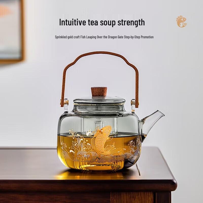 YIHUTEA High-Temperature Glass Tea Kettle