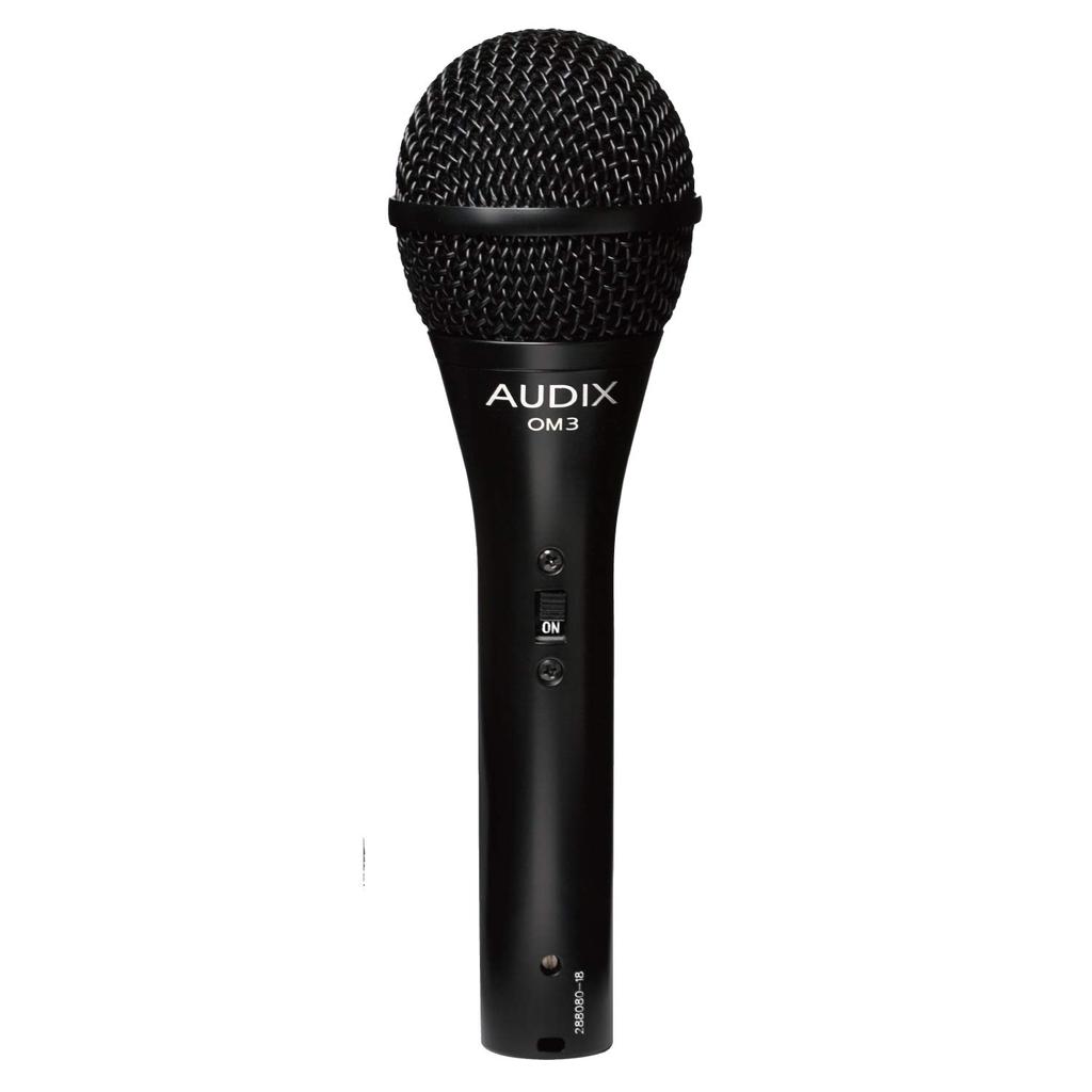 AUDIX Audix - Dynamic Microphone w/ Switch OM3S+5m Mic Cable Set