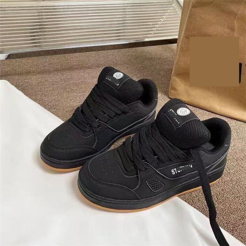 

Нишевые красивые туфли для хлеба женские осенние новые студенческие мягкая подошва универсальные повседневные черные рабочие туфли на платформе 40 чёрный