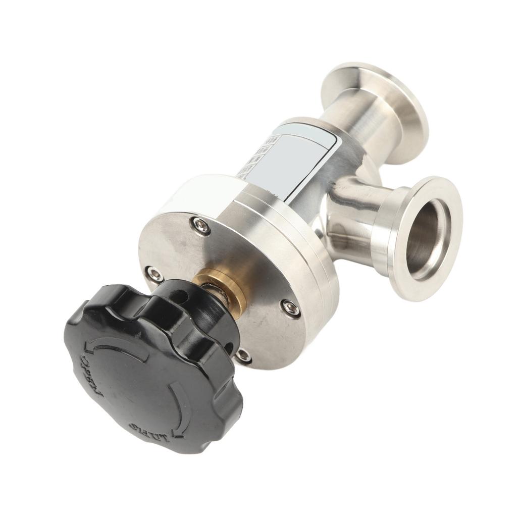 Bellow Valve Vacuum Isolation Valve KF25 304 Stainless Steel High Vacuum Manual Right Angle Bellow Isolation Valve