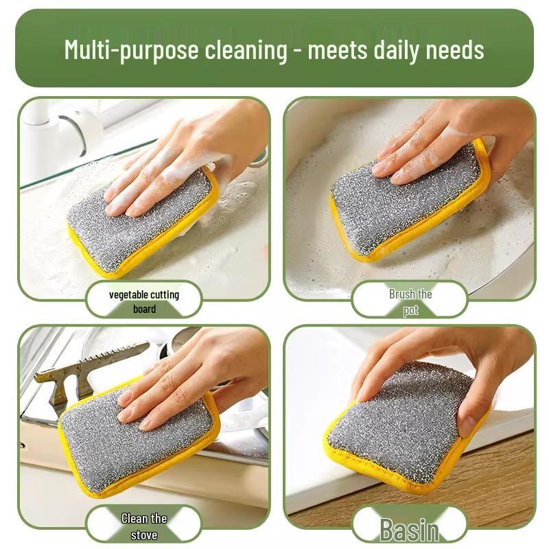 Guangduola Double-Sided Dishwashing Sponge Scourer