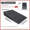 Rubber-Plastic Car Ramp: Slope Mat, Curb Edge, Uphill Climb, Triangle Speed Bump