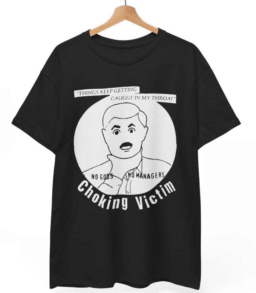 Choking Victim T-Shirt Ska Punk Hardcore Political Music Unisex Tee M