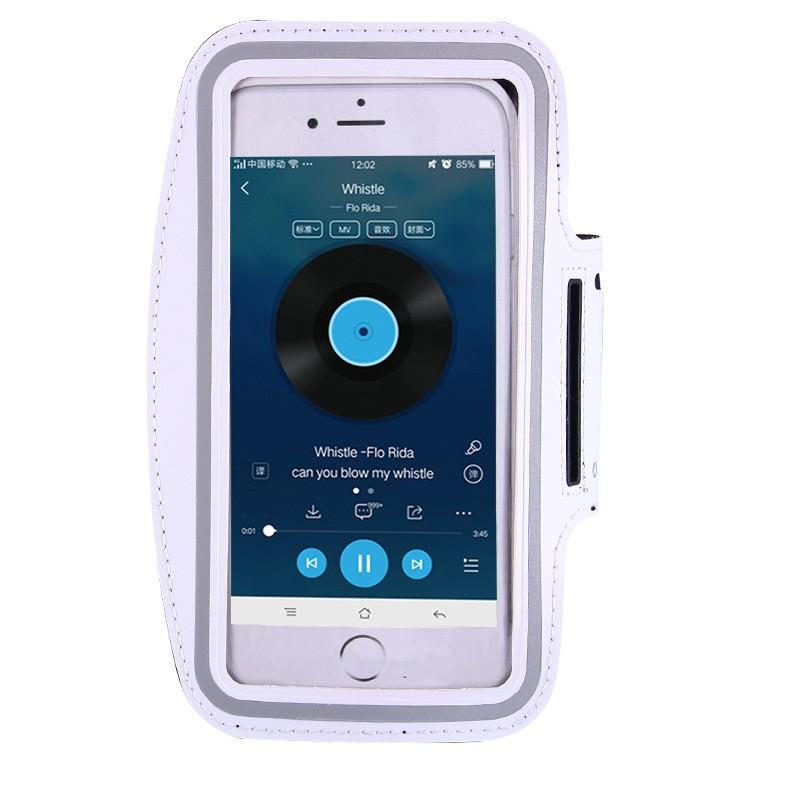 

7inch Universal Sport Armband Holder Phone Case Sport Running Accessories For iPhone Samsung Xiaomi Huawei OPPO Arm band Cover белый