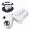 Jewellery Magnifying Glass  30 x 60 Illuminated Loupe with LED Light Jeweller's Magnifier for Diamonds Stamps