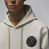 Jordan X PSG SS24 Logo Fleece Hoodie Men Tops Light-Bone DZ2924-072
