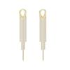 Unique Design Black Crystal Long Tassel Earrings for Women New Fashion Temperament Personality Cool Girls Party Jewelry