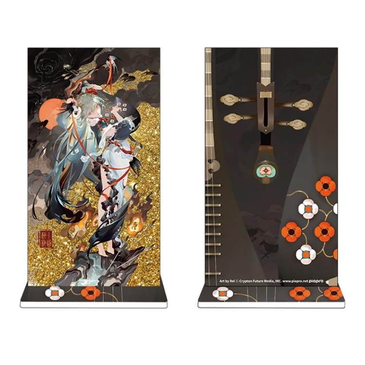 

Hatsune Miku Засада Большой акриловый блок с блестками Десятисторонний вер.