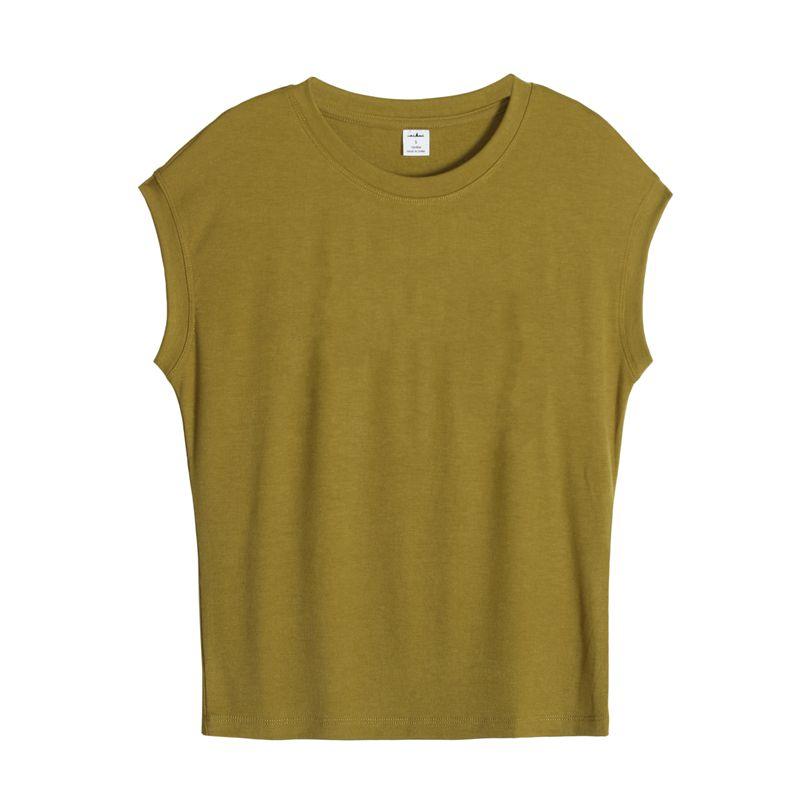 Short Flying Sleeve Women T Shirt  Korean Style Solid Color T Shirt Female Cozy Female T-shirt Chic Top Tee Shirts