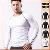 Fashion Workout Clothes Men Long Sleeves Quick-Drying Stretch Bodysuit Outdoor Violently Sweat Basketball Running Sports Clothing Spring and Summer