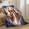 Sacred Heart Jesus Mary Angel Blanket  Printed Blanket for Living Room Bed Couch lunch break Soft Cozy Blanket for Friend's festival Gift
