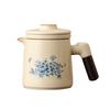Portable Ru Kiln Tea Set for Outdoor Travel: Includes Bag and Quick-Draw Cup for Camping and Tourism