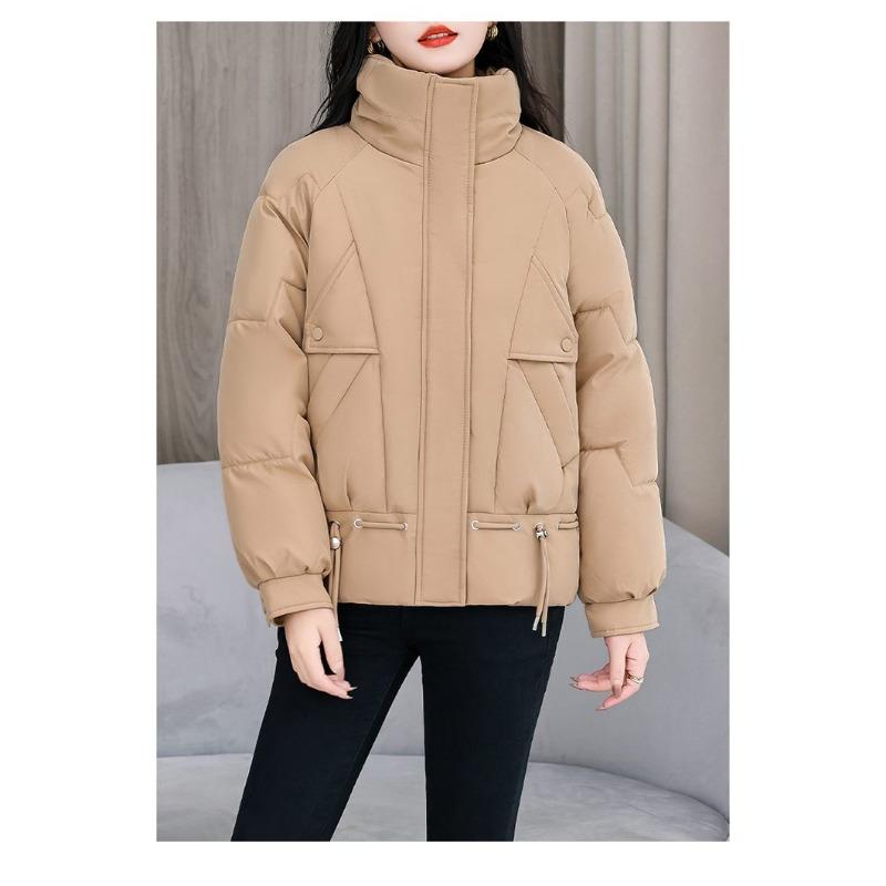 Winter Fashion Women Short Down Cotton Coat Loose Warm Thickened Slim Jacket