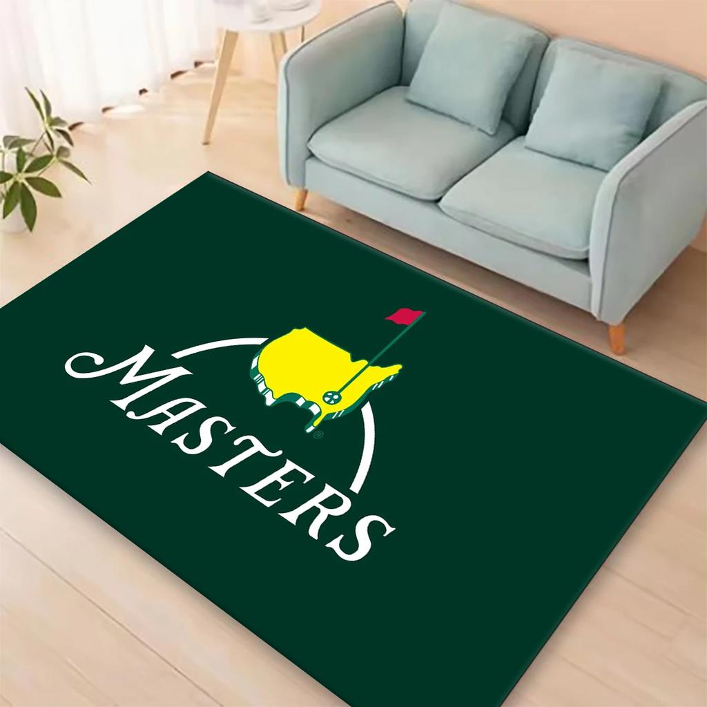 G-golf -M-Masters Tištěný koberec do obývacího pokoje Domácí relaxační zóna Protiskluzová rohož Měkké podlahové rohože k posteli Vstupní rohožka do interiéru