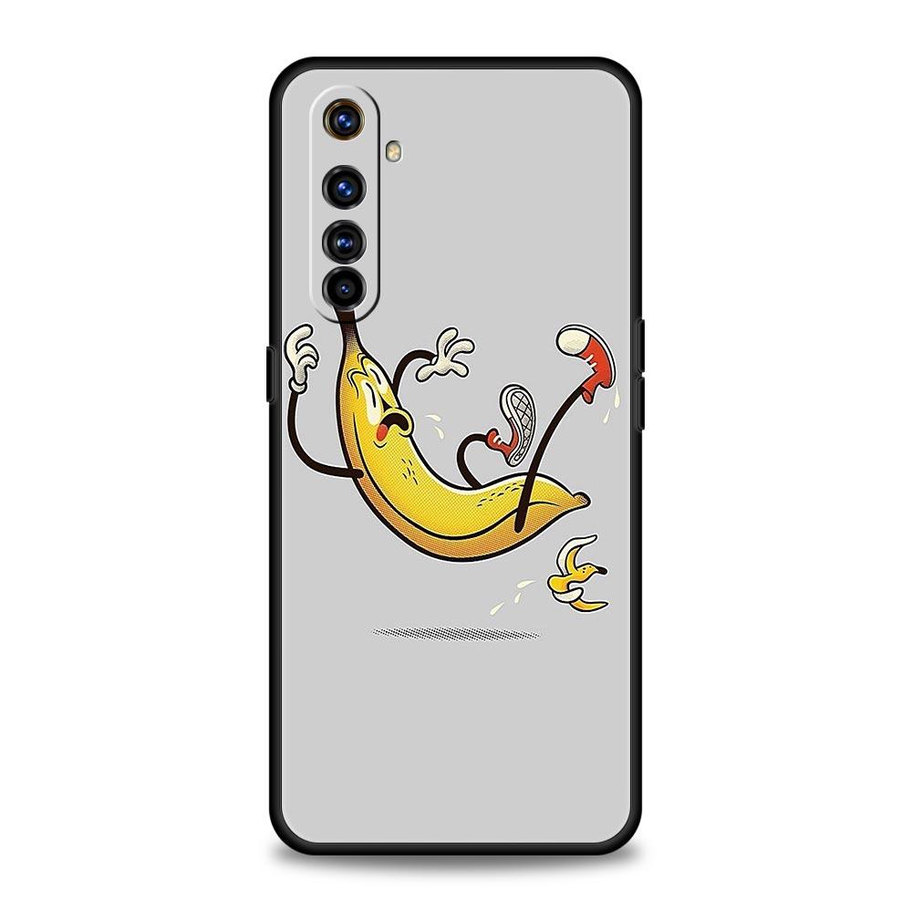 

Funny Bite Apple Banana Soft TPU For Realme 13 12 11 10 9 Pro Plus GT3 GT2 C21 C25 C35 C53 C55 C67 Pro 5G Phone Case Cover Capas Realme C53 4G