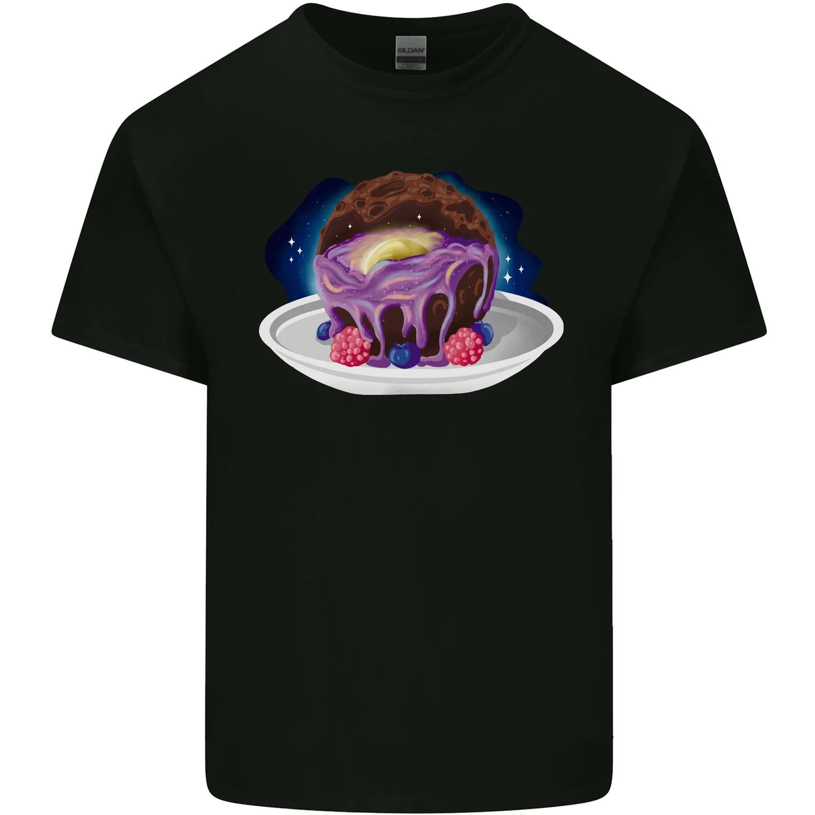 

Space Planet Dessert Funny Food Kids T-Shirt Childrens L