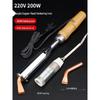 Professional Grade Electric Soldering Iron Set with Wooden Handle for Household and Electronic Repairs