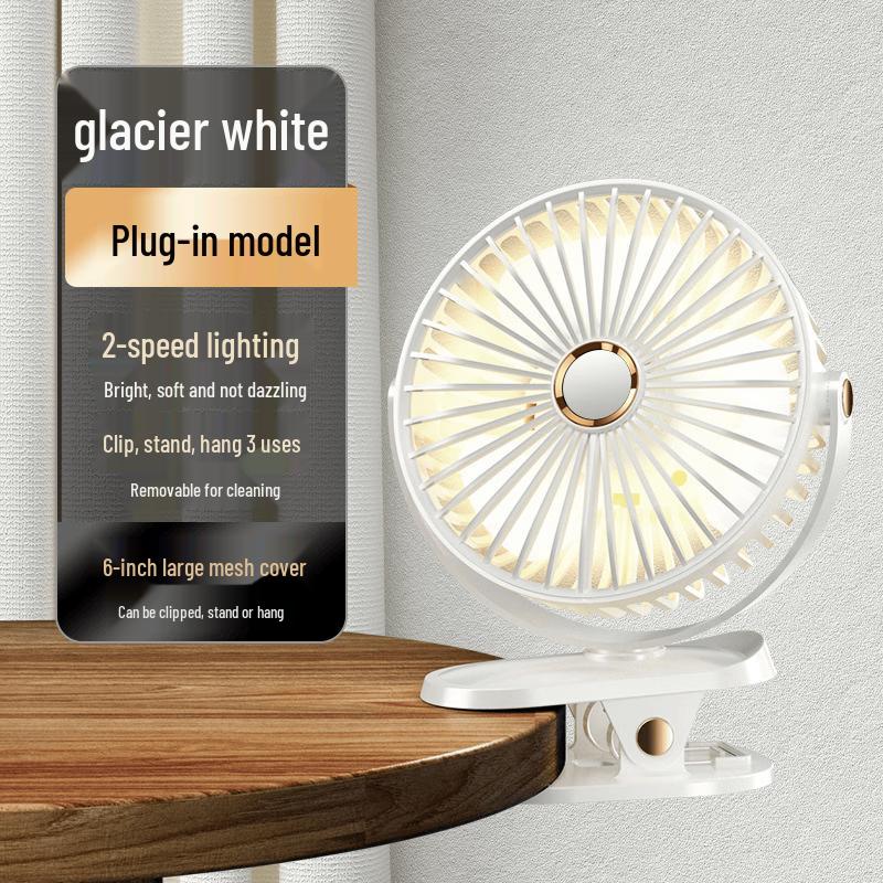 Yabuka Clip-On Mini Desk Fan