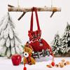 Santa Claus Christmas Gift Handbag Cloth Santa Claus Candy Bag Cute Xmas Drawstring Bag  Children's