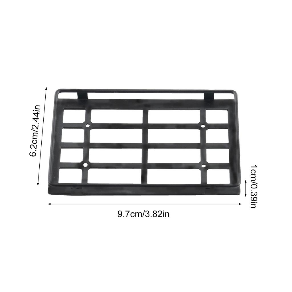 Luggage Carrier Meatl Roof Rack Luggage Rack for Remote Control Car Decoration Modified Kits for 1/12 MN82 Crawler Car