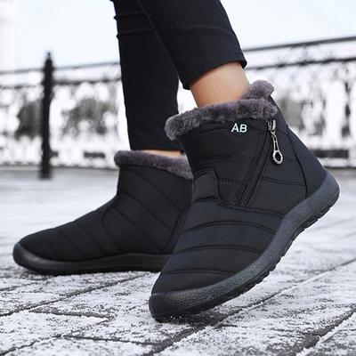Frauen Stiefel Schnee Warm Halten Schuhe Frau Wasserdichte Plattform Stiefel Zipper Stiefel Damen Flache Mode Botas Mujer Winter Boot Weibliche