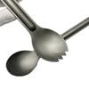 Portabale Flatware Outdoor Camping Long Spork Reusable Titanium Long Handle Spork and Spoon Titanium Forkspoon Spork