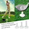 6 Pcs Golf Rubber Driving Range Tees Mixed Size Available for Golf Practicing