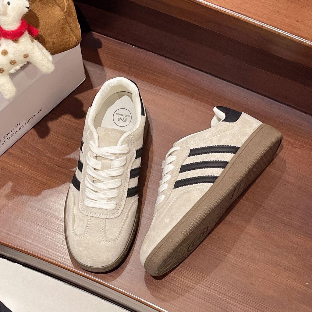 Retro Duitse trainingsschoenen dames lente 2025 nieuw platte zool ademend Forrest Gump schoenen populair veelzijdig casual sportschoenen