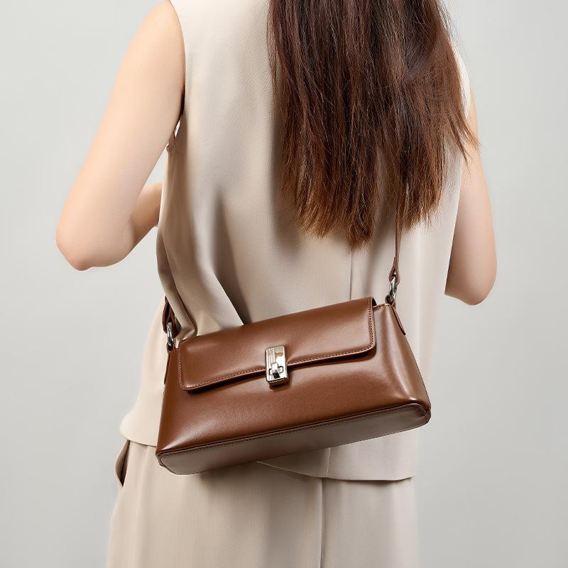 Genuine Leather Niche French Underarm Bag Crossbody Bag for Ladies New Single-shoulder Bag