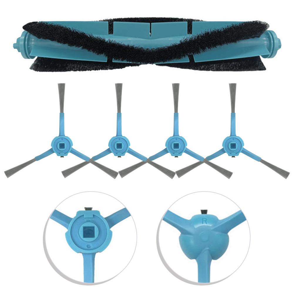 1 Set Main Roller Brush And Side Brushes For Conga 7490 /8290 For Immortal For Genesis Vacuum Cleaner Replacement Accessories