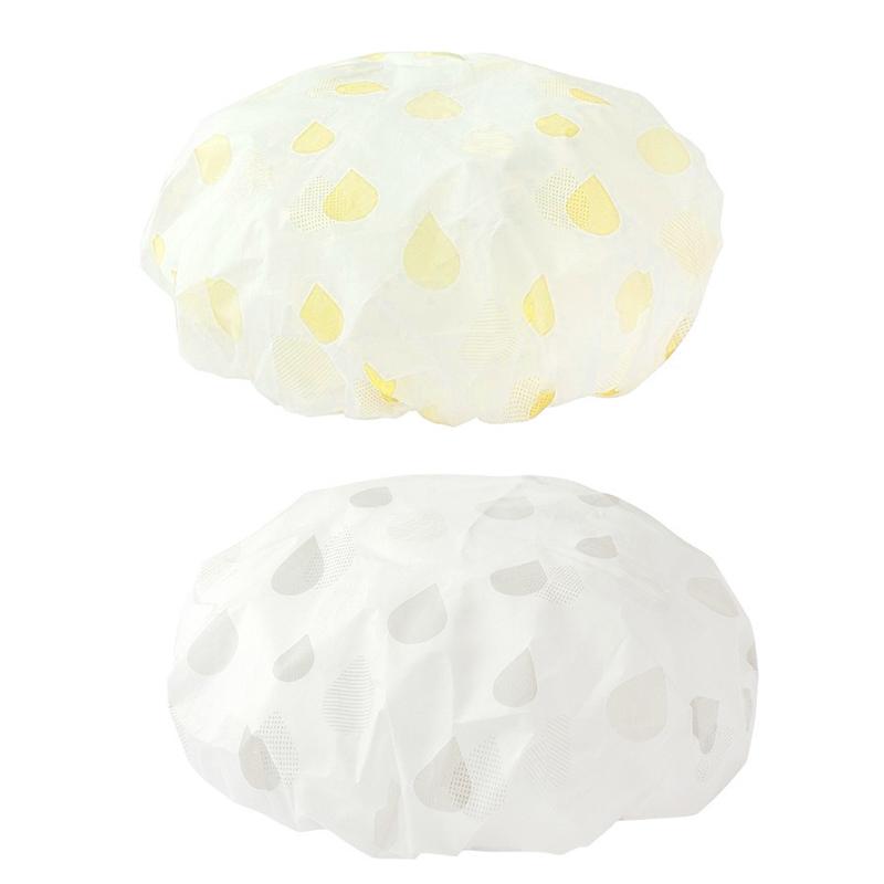 Women's Reusable Shower Cap Bonnet Douche Luxury Shower Bath Cap Swimming Cap Shower XYM002