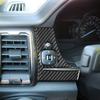 3Pcs Carbon Fiber Interior Driver Side Dashboard Cover Trim For Ford Ranger