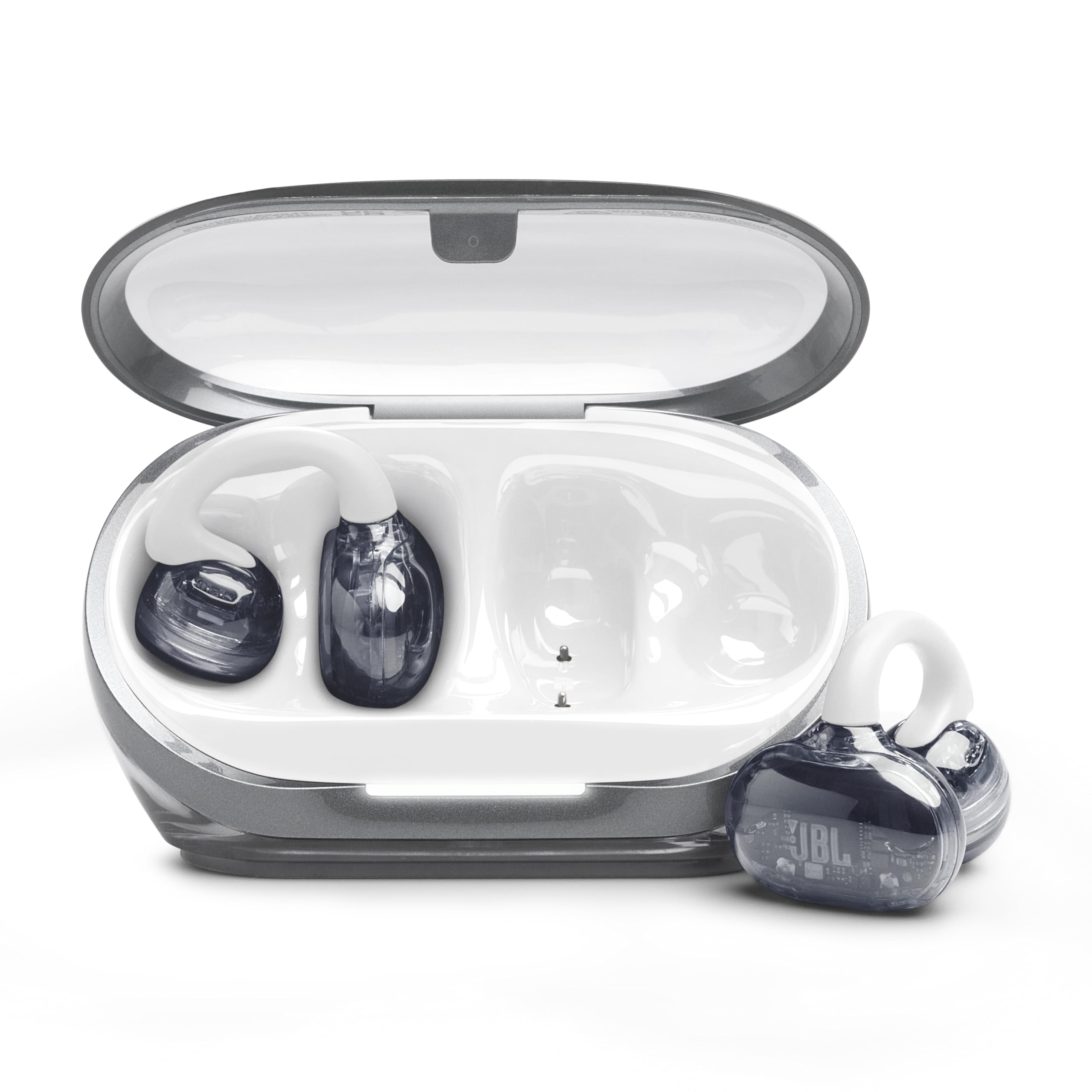 

JBL Soundgear Clips True Wireless Earbuds Open Ear Ear Cuff Bass Boost Fast Charging Multipoint IP54 Dustproof Waterproof Sound Leakage Reduction