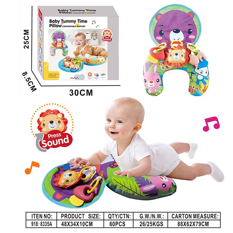 Cross-border Baby Tummy Time U-Shaped Pillow & Mat for Newborn Head Lifting Training