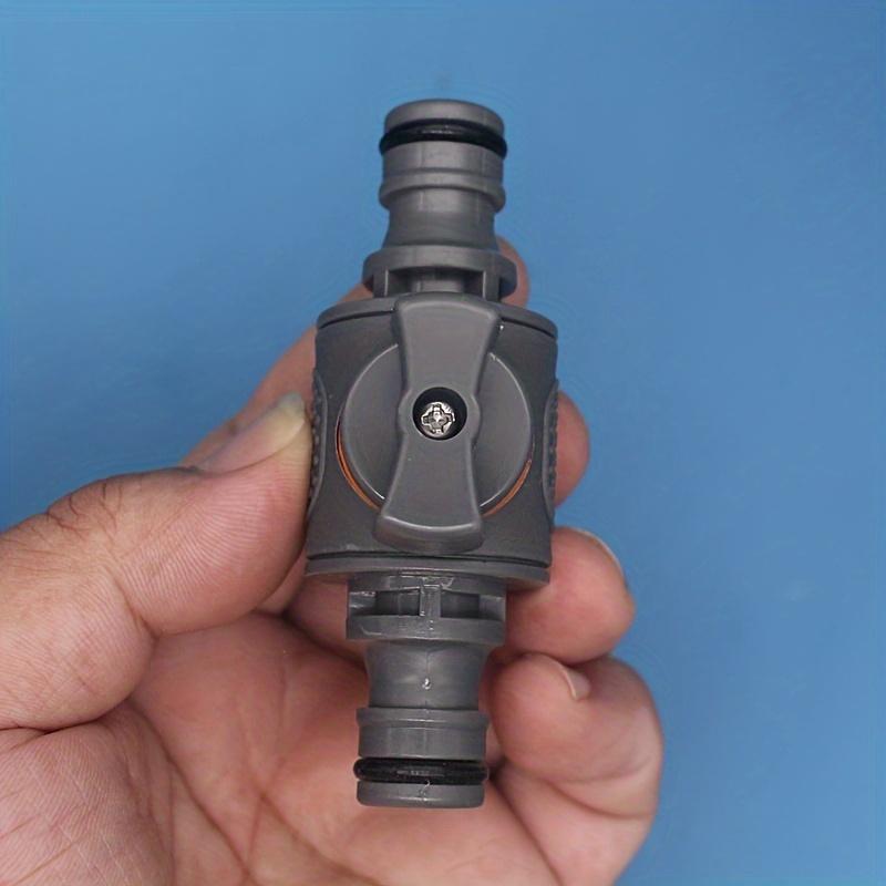 Plastic Garden Hose Quick Connect Valve Set - Universal Thread Ball Valve Switch for Car Wash and Pipe Repair
