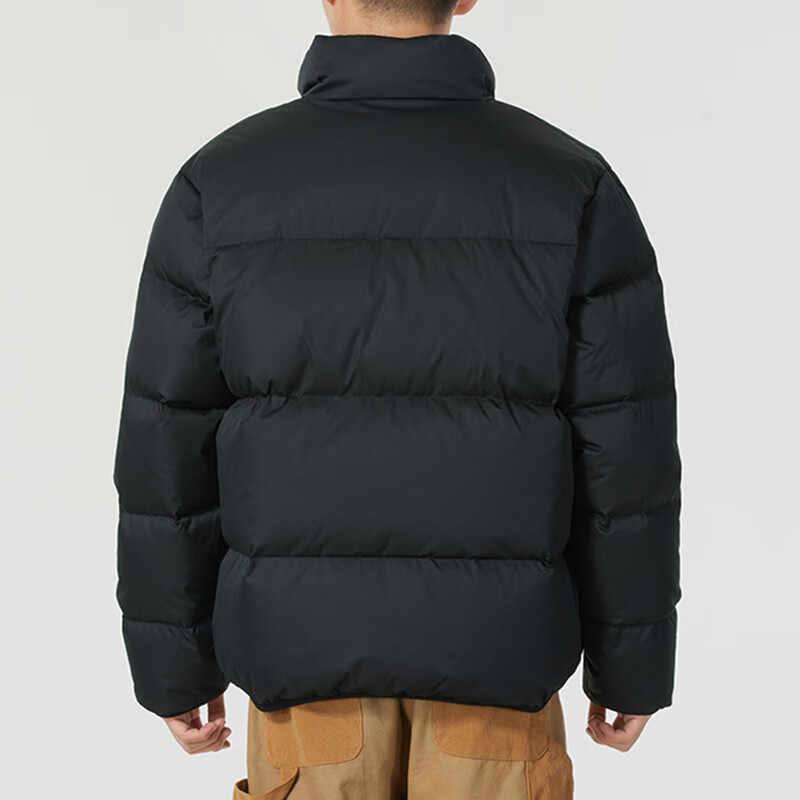 New Nike ClubTherma FIT Down Jacket Men's Black/White FZ5029-010