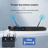 HDCON HT-P220LJ Dual Wireless UHF Lavalier Microphone System (CN version)